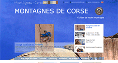 Desktop Screenshot of montagnesdecorse.com